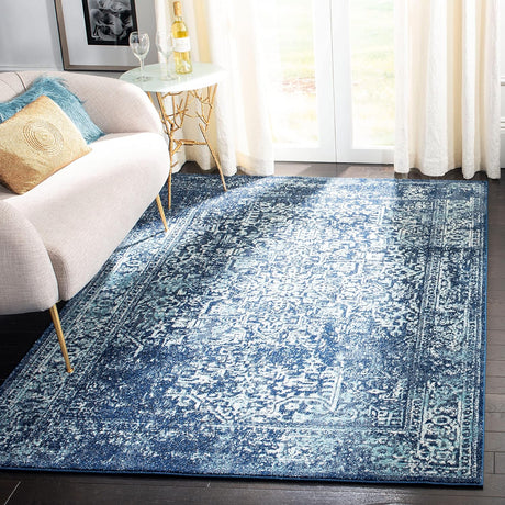 Alfombra de área, diseño oriental, fácil cuidado, modelo EVK256A