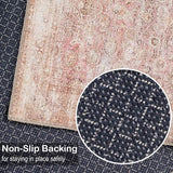 Alfombra Lavable Adiva 2x3 con Antideslizante, Vintage, 2' x 3