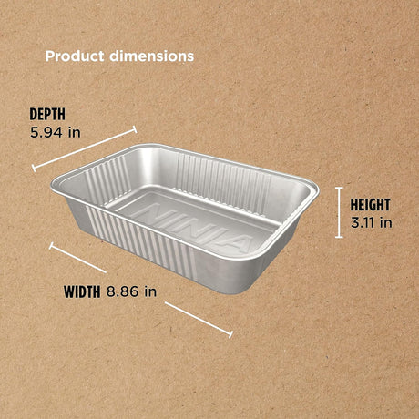 Ninja XSKTRYLRXL Woodfire - Revestimientos grandes bandeja de grasa, compatibles