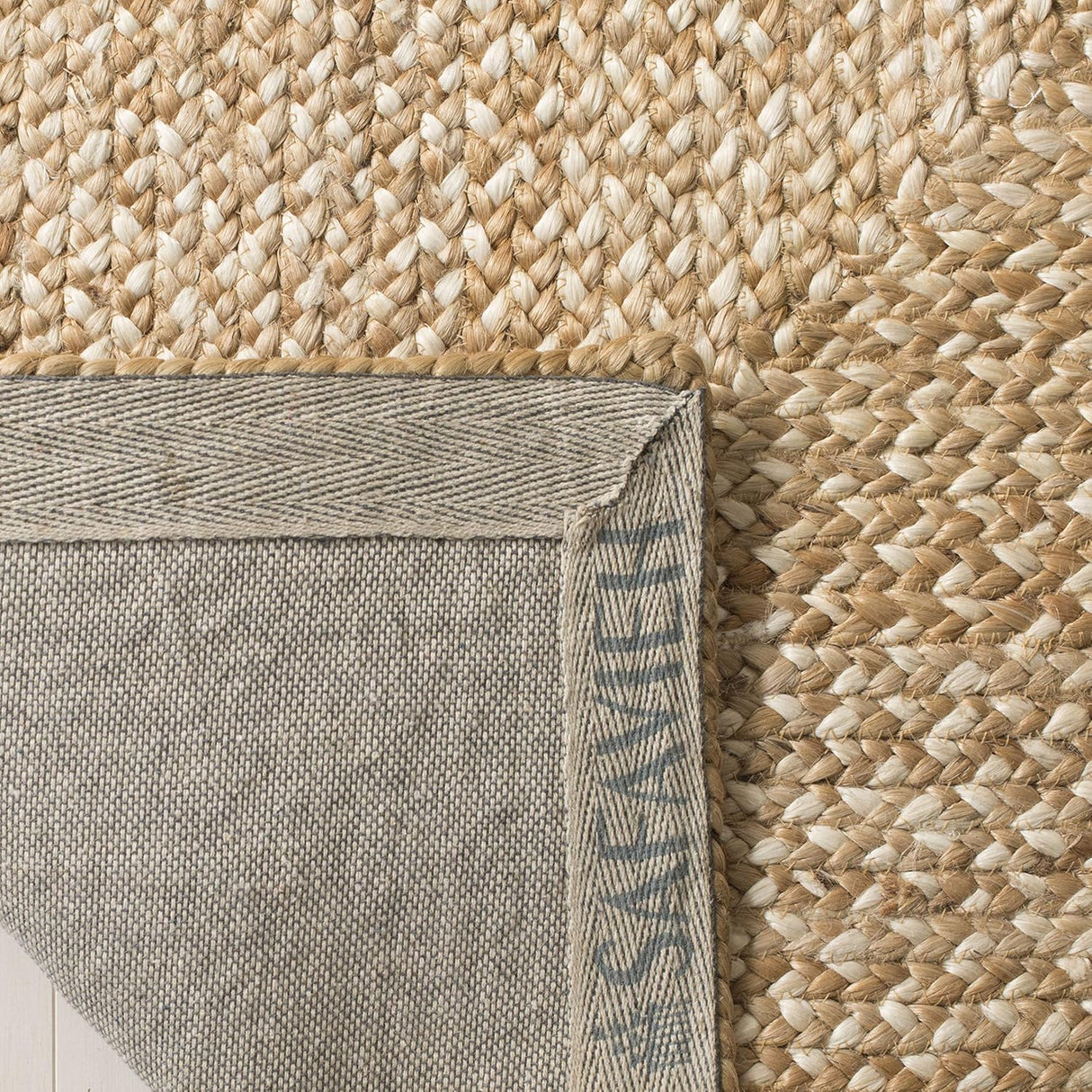 Alfombra Runner de Jute SAFAVIEH, Hecha a Mano, NF885B
