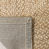 Alfombra Runner de Jute SAFAVIEH, Hecha a Mano, NF885B