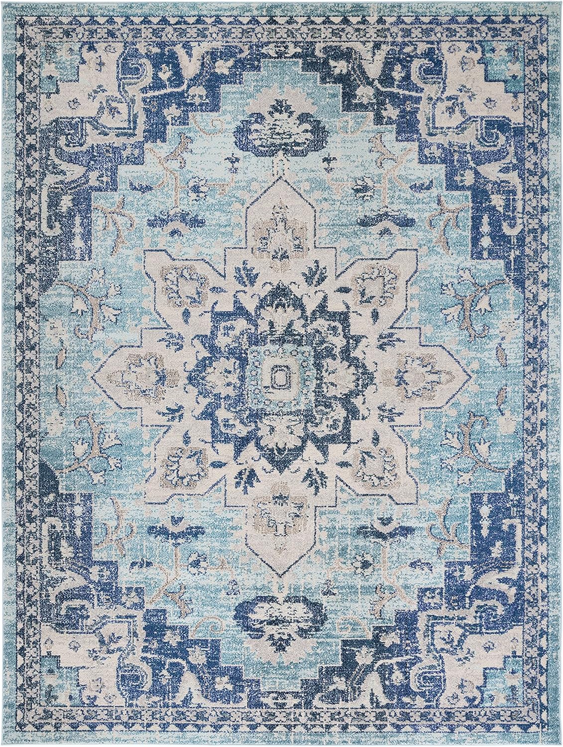 Alfombra SAFAVIEH Madison, diseño bohemio, 8' x 10', MAD473K