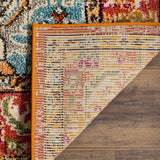 Alfombra Runner Boho Chic Medallón Distressed, MNC243H