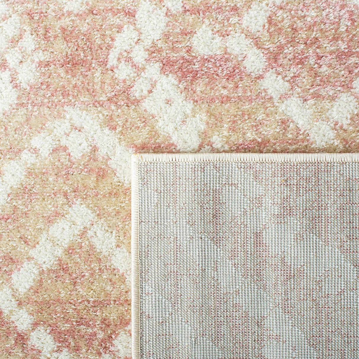 Alfombra de acento moderna, diseño diamante, modelo ADR131Q