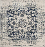 Alfombra Cuadrada, Diseño de Medallón, Fácil Cuidado, MAD603D
