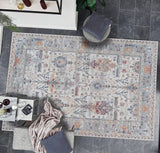Alfombra Adiva 3x5 Lavable Antideslizante Vintage 3' x 5