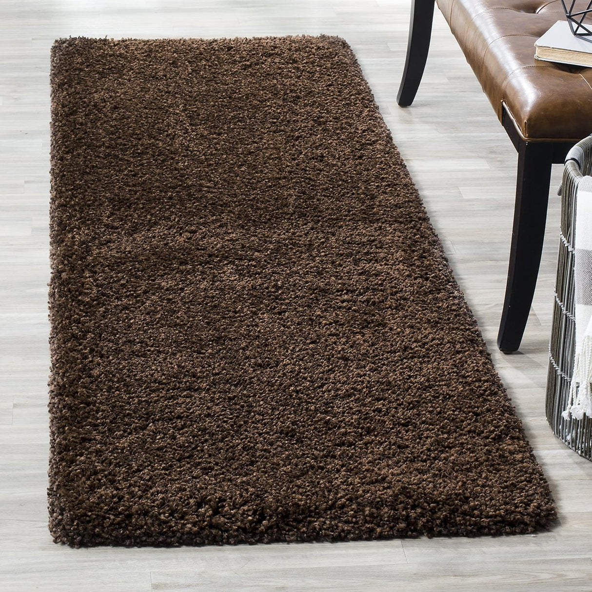Alfombra Runner Shag, Antideslizante y de Cuidado Fácil, SG151-2727