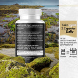 Suplemento de Sea Moss y Aceite de Semilla Negra con Ashwagandha, Miel, ACV y más - 120 cápsulas