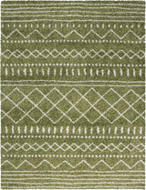 Alfombra de área Shag - Diseño marroquí, fácil cuidado, 1.6