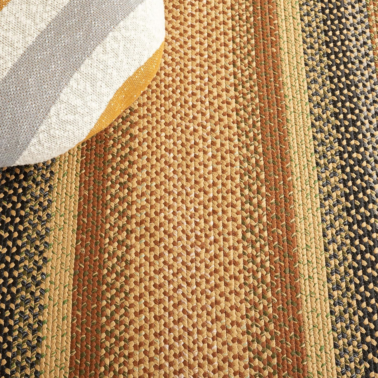 Alfombra Runner Trenzada, Hecha a Mano, Interior/Exterior, BRD308A-222
