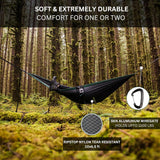 Hamaca de Camping con Red Antiinsectos y Lona Impermeable