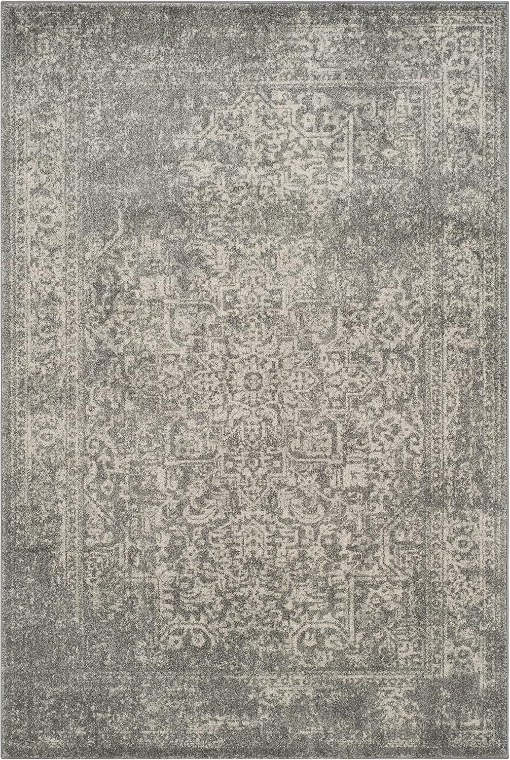 Alfombra Oriental Desgastada No Desprende Pelusa EVK256S