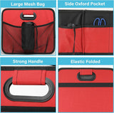 Organizador de Maletero Simple Deluxe, 2 Compartimentos, Plegable