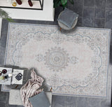 Alfombra Adiva Lavable a Máquina 2x3 Antideslizante Vintage