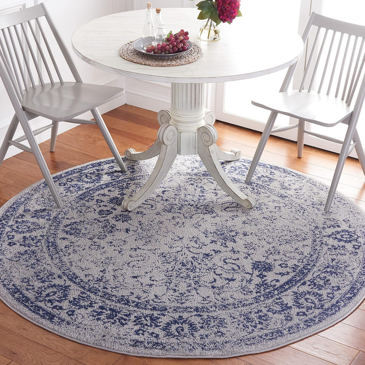 Alfombra Circular Oriental 6' Distressed ADR109P