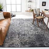 Alfombra de área - Diseño oriental desgastado, fácil cuidado, EVK256R