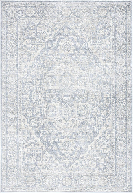 Alfombra Acento Medallón Distressed 4' x 6' Modelo BNT832F