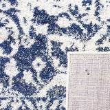 Alfombra Oriental Medallón Nieve, Distressed, Modelo MAD603D