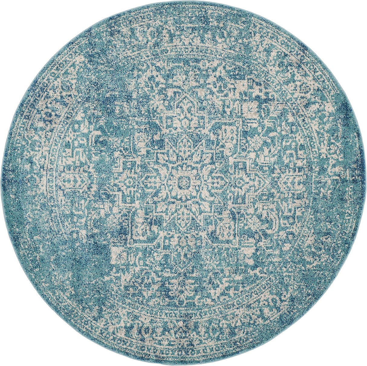 Alfombra Oriental Distressed para Comedor y Sala, EVK256C
