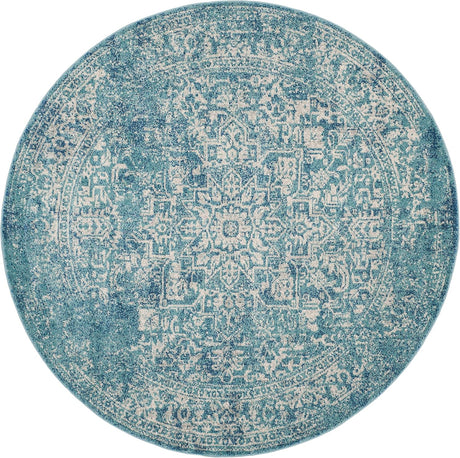 Alfombra Oriental Distressed para Comedor y Sala, EVK256C