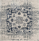 Alfombra Cuadrada, Diseño Medallón Copo de Nieve, Modelo MAD603D