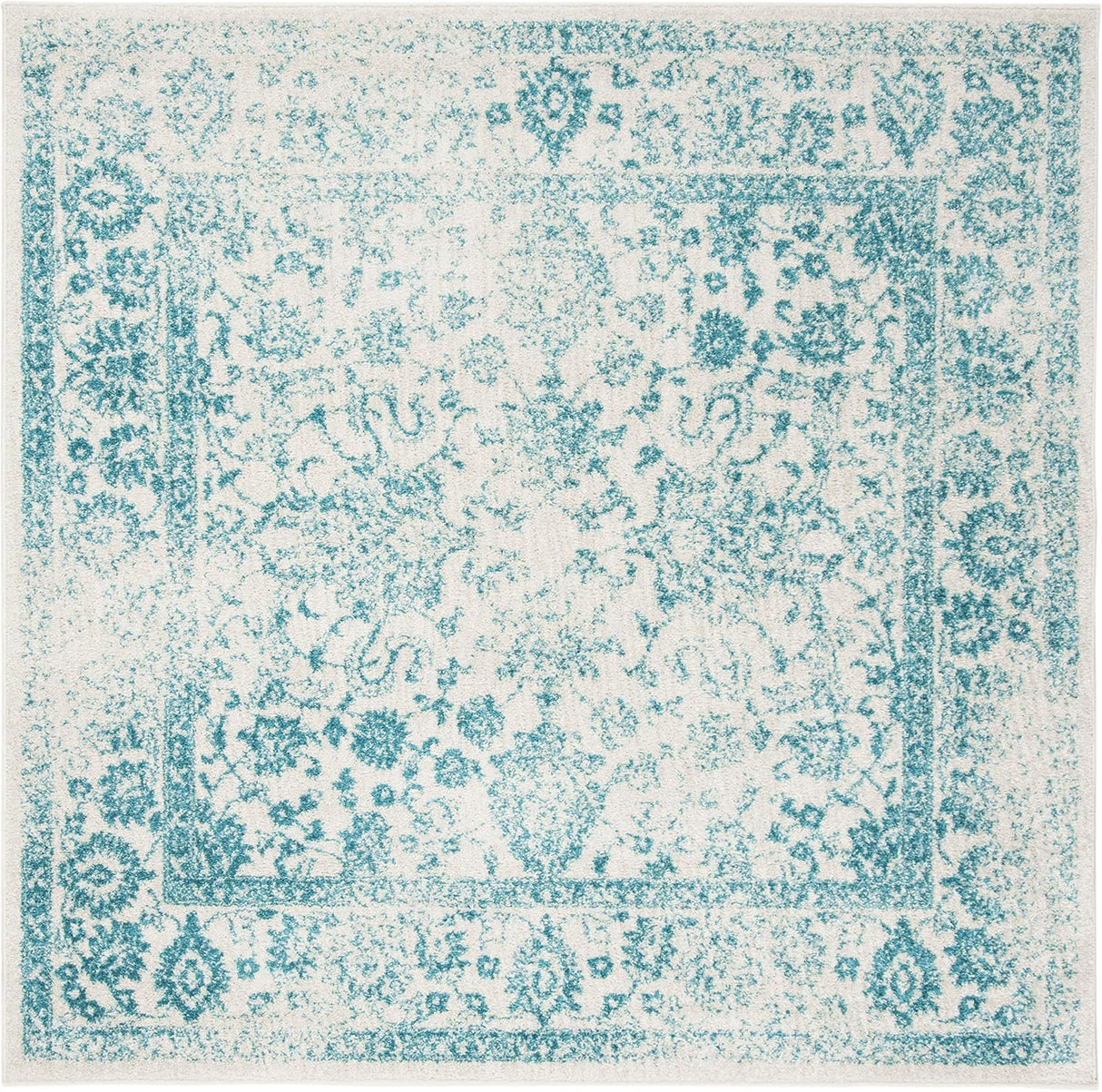 Alfombra de Área Cuadrada, Diseño Oriental, Modelo ADR109D
