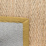Alfombra Runner de Fibra Natural, Safavieh, Herringbone, NF115G