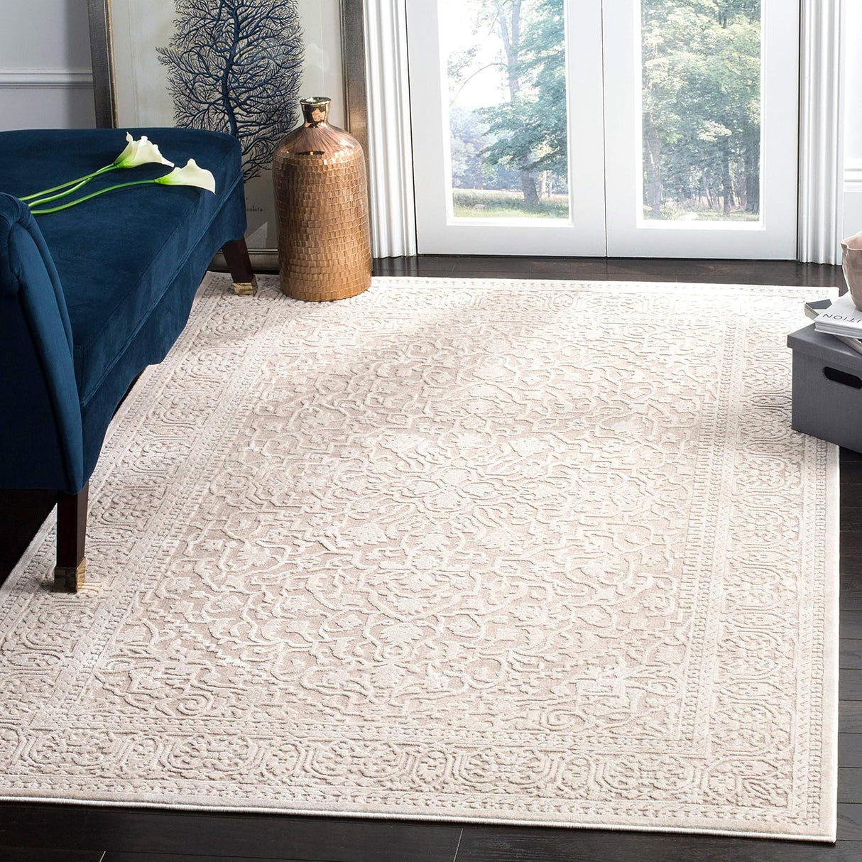 Alfombra SAFAVIEH Reflection, diseño boho tribal, RFT670D
