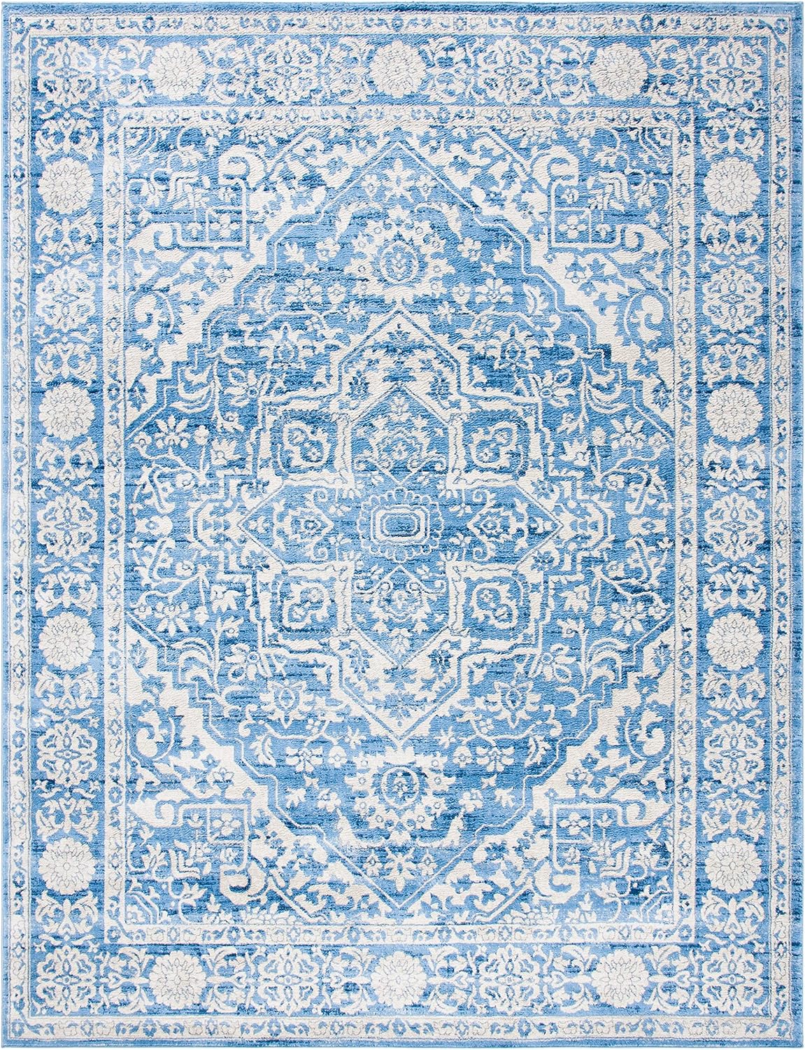 Alfombra de área Medallón Desgastado, fácil cuidado, BNT832A