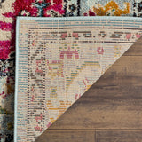 Alfombra Área Boho Chic Medallón, Diseño Desgastado, MNC243J