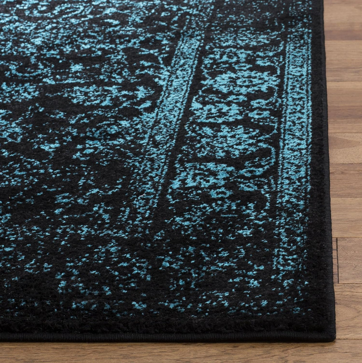 Alfombra Área Cuadrada, Diseño Oriental Desgastado, ADR109K