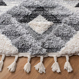 Alfombra Redonda Boho Shag de 2 Pulgadas MTS688F