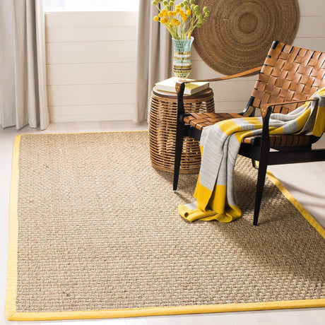 Alfombra de fibra natural SAFAVIEH, diseño cesto, modelo NF114X