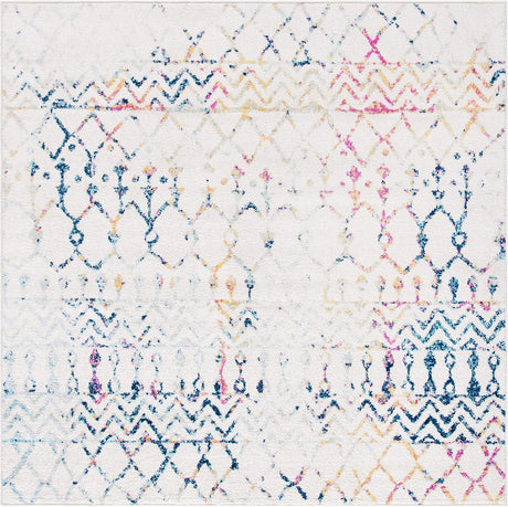 Alfombra Cuadrada de Área, Diseño Boho Marroquí, TUL270C