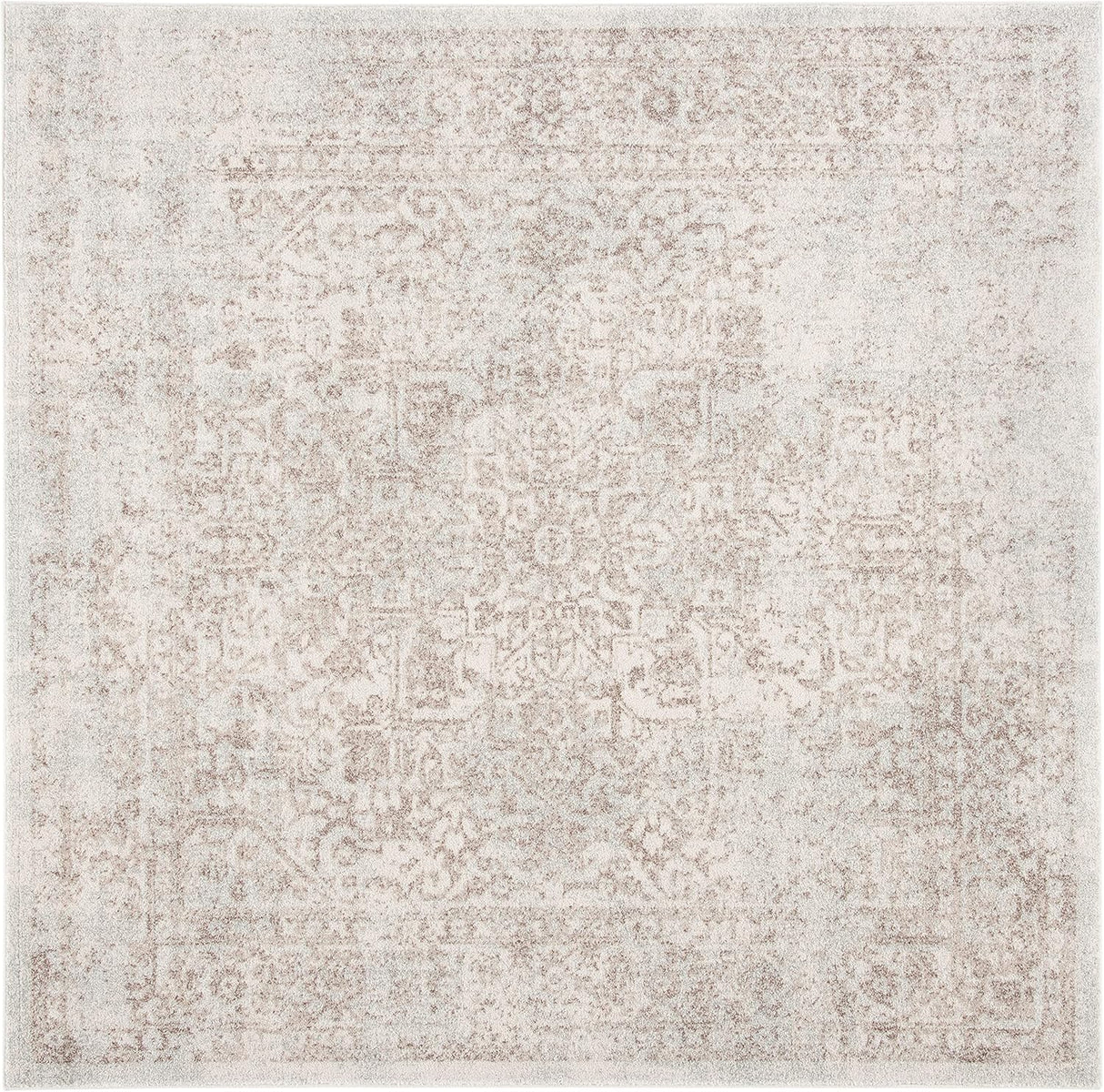 Alfombra de área, diseño oriental, fácil cuidado, modelo EVK256E-3SQ