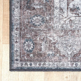 Alfombra Lavable 8x10 Adiva Antideslizante para Interior