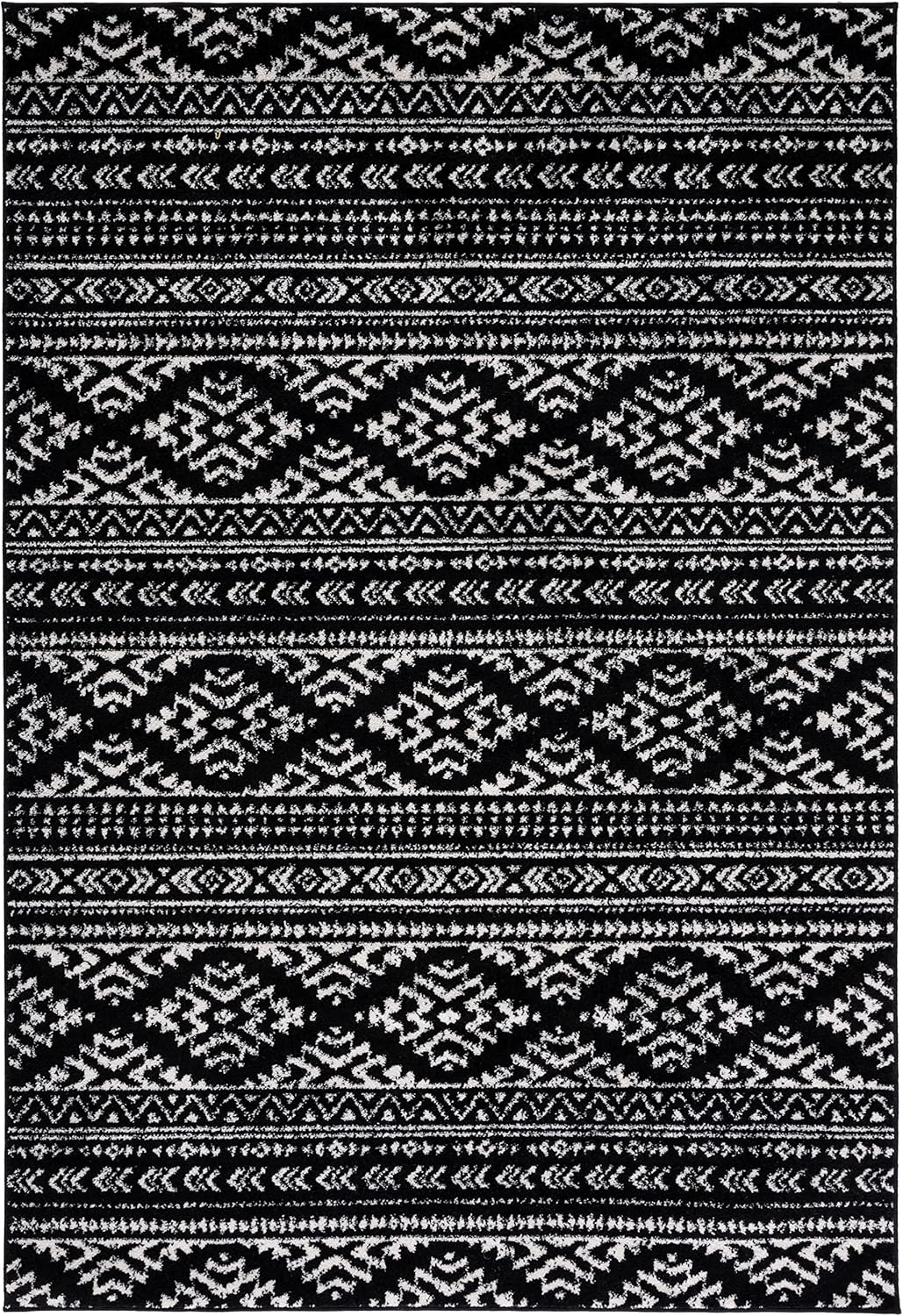 Alfombra Acento Tulum - Diseño Tribal Marroquí, Fácil Cuidado