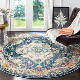 Alfombra Boho Chic Medallón Distressed 11' Redonda MNC243N