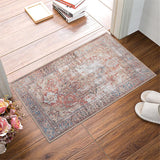 Alfombra Adiva Lavable 2x3ft Antideslizante Vintage