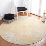 Alfombra Redonda Oriental Distressed para Sala EVK256B