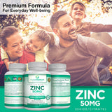 Suplementos Vitamina citrato de zinc   óxido para adultos