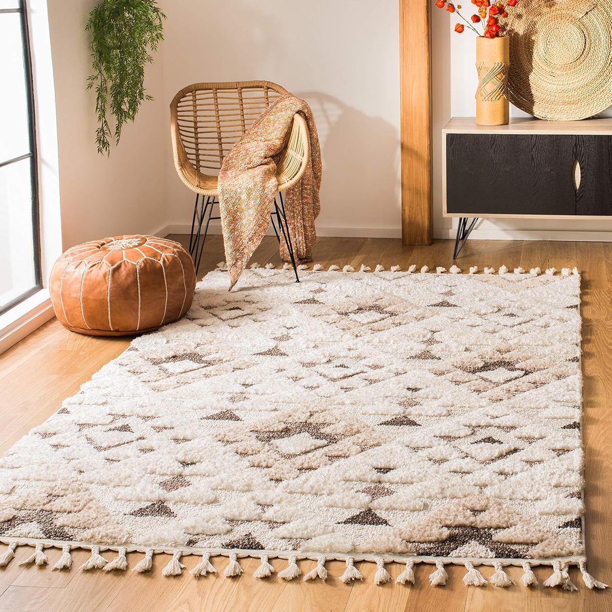 Alfombra Shag Boho 2 pulgadas, MTS688A