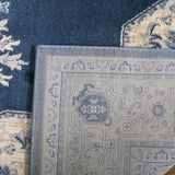Alfombra Área Medallón Distinguido, Diseño Fácil Cuidado, BNT865N