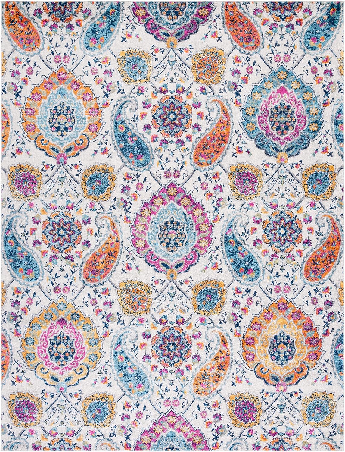 Alfombra Safavieh Madison, Diseño Paisley, Fácil Cuidado, MAD600B