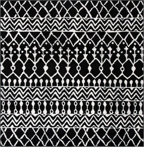 Alfombra cuadrada marroquí boho 5' TUL270Z