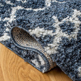 Alfombra de área Shag - Diseño marroquí, fácil cuidado, ASG741L