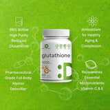 Suplemento de glutatión 1000 mg por porción 98% de pureza