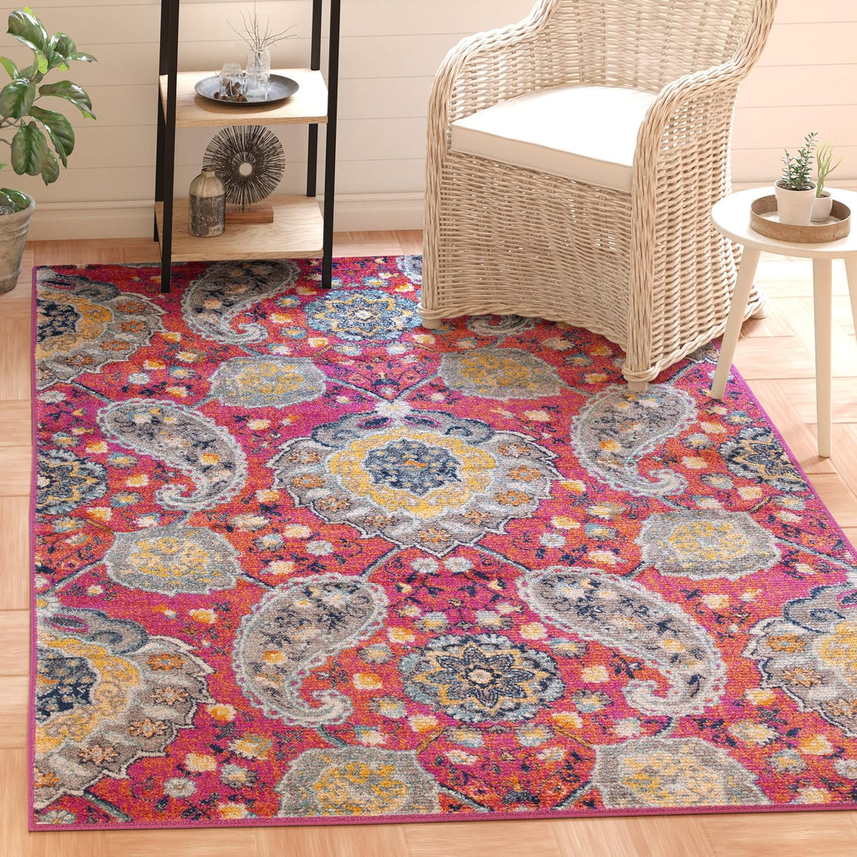 Alfombra SAFAVIEH Madison, diseño paisley, fácil cuidado, MAD600A