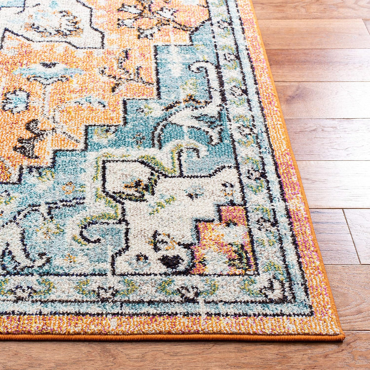 Alfombra Área SAFAVIEH Madison, Diseño Medallón Distressed, MAD473P