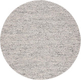 Alfombra Redonda de Lana Texturizada - Ideal para Salas (NAT620G-8R)